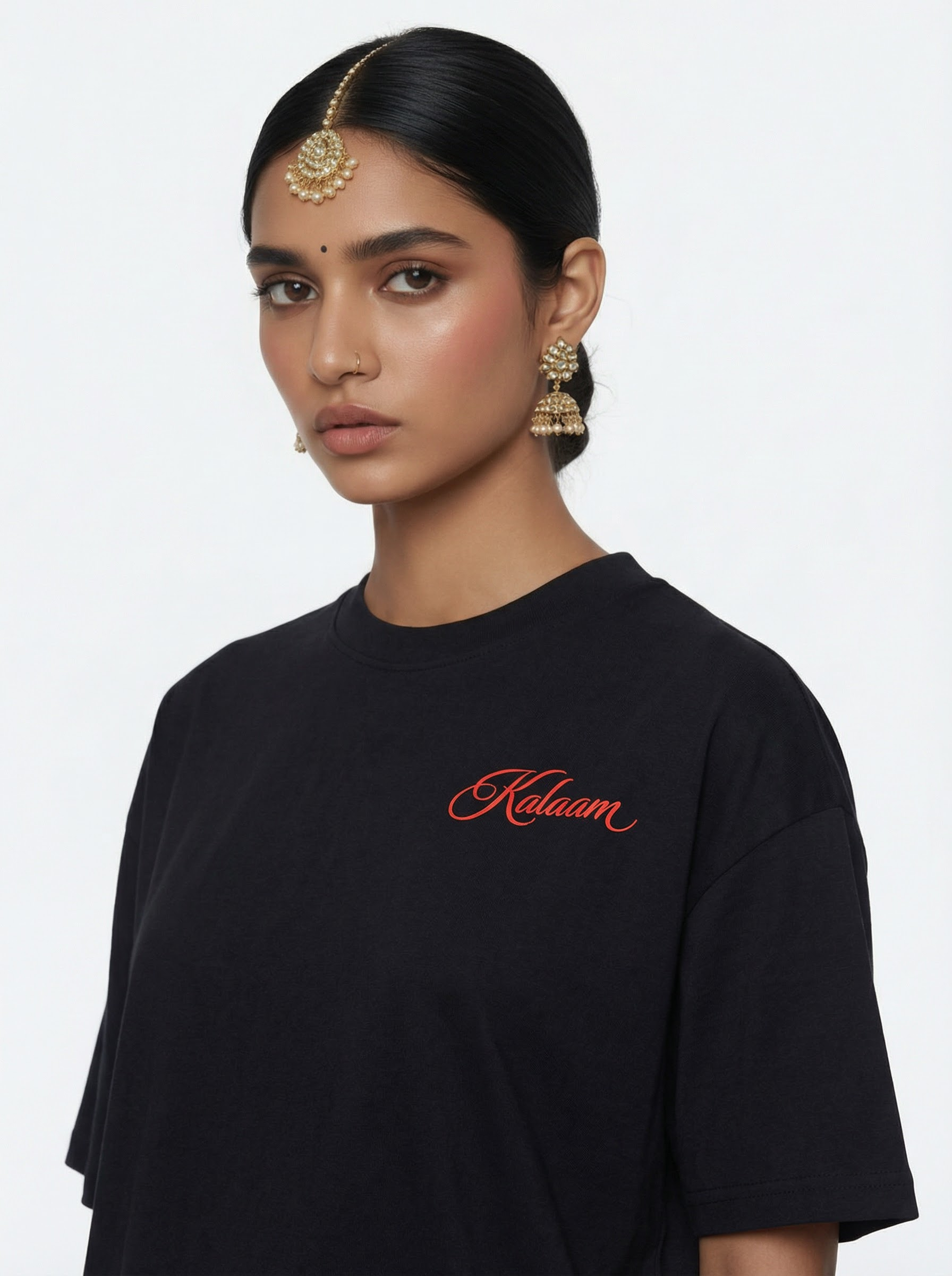 Defiance in Print — Charcoal Relaxed Tee